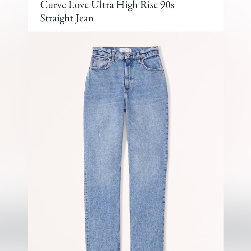 Abercrombie Curve Love 90s Straight Jeans